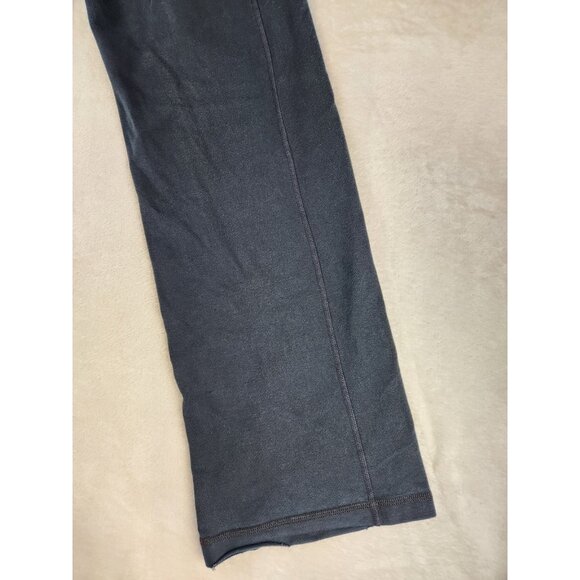 Vintage Lululemon Athletica Womens Retro Wide Leg Sweatpants Black Size 8 Med - Picture 9 of 14
